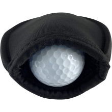 Multi-colors Portable Neoprene Golf Ball Washer Bag with Plastic Clip Golf Ball Pocket Cleaner Pouch